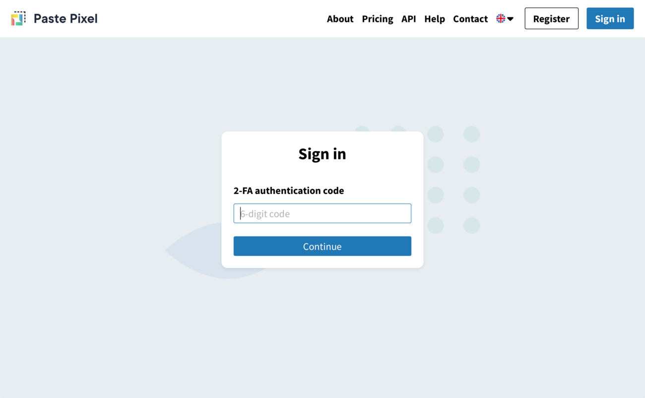 Sign in with 2FA