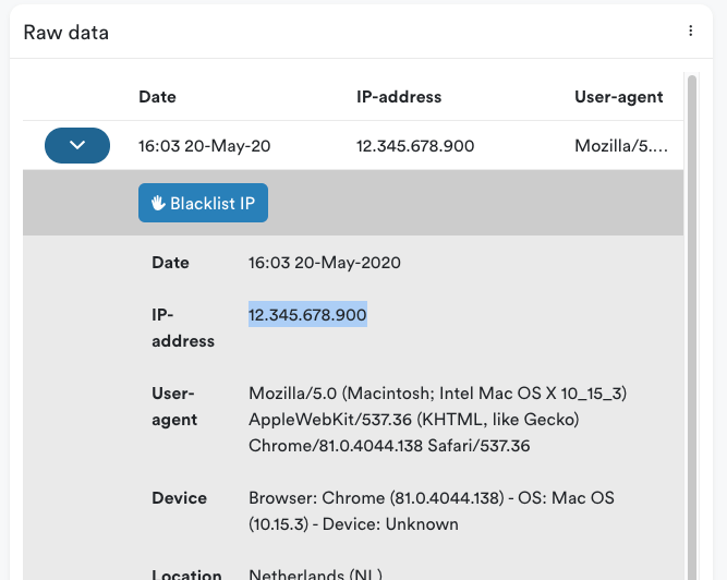 tracking an ip address from an email