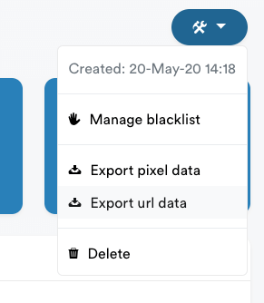 Exporteer getraceerde data